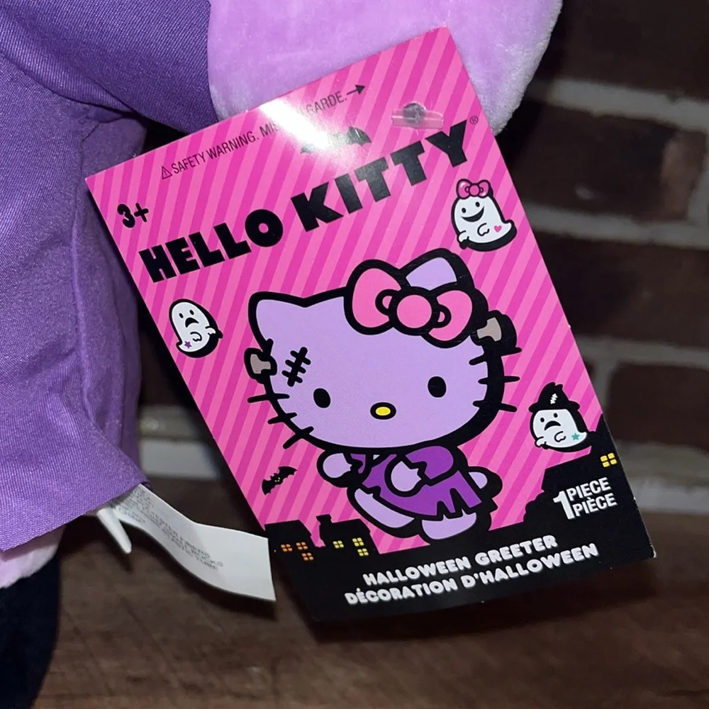 Hello Kitty NWT! LARGE 19.5” Frankenstein Halloween Greeter Decoration